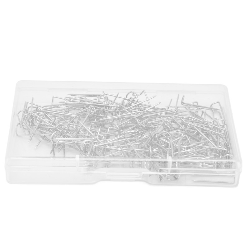 200Pcs Fork Pins U Shaped Stainless Steel Sturdy Durable Wide