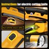 Electric Scissors Cardboard Cutter with LED Light 4V High Efficiency