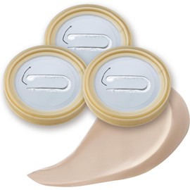 Evolution Foundation, Everlife Bi, Koujun Perfect Mesh Dobote, High Cover, Cushion, Compact, Refill, Set of 3, Light Beige (Bright Color), Approx. 3 Months Worth, Foundation, High Coverage, High