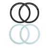 usmallbee 4PCS Anillo Magnético, Soporte Celular Auto Cargador para MagSafe,