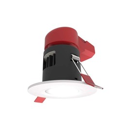Ansell APRILED/CW Integrated LED Downlight Matt White 4000K Cool White