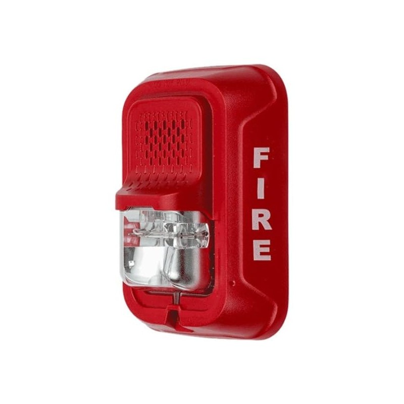 Horn Strobe,Marked Fire,Wall or Ceiling