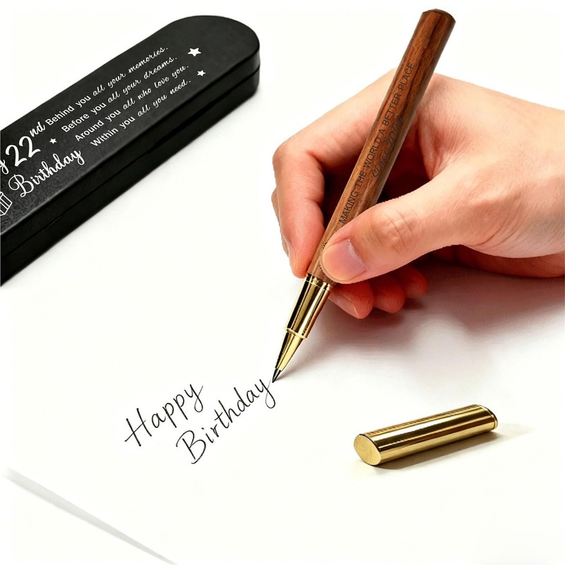 iyaone 22nd Birthday Gift for 2004 Born - Engraved Wooden