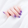 Set of 24 Gradient Mauve's Beautiful Nuance Nail 3D Cute