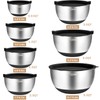 Wildone Mixing Bowls with Airtight Lids, 27 PCS Stainless Steel