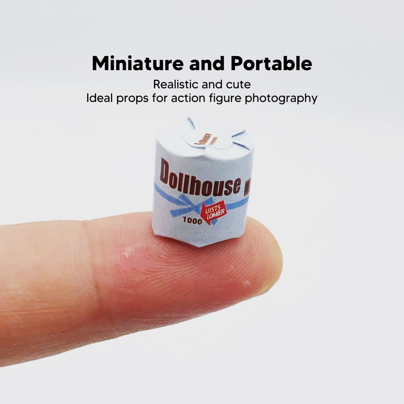 20Pcs Dollhouse Paper Towels Exquisite Realistic Portable 1:12 Miniature Scene