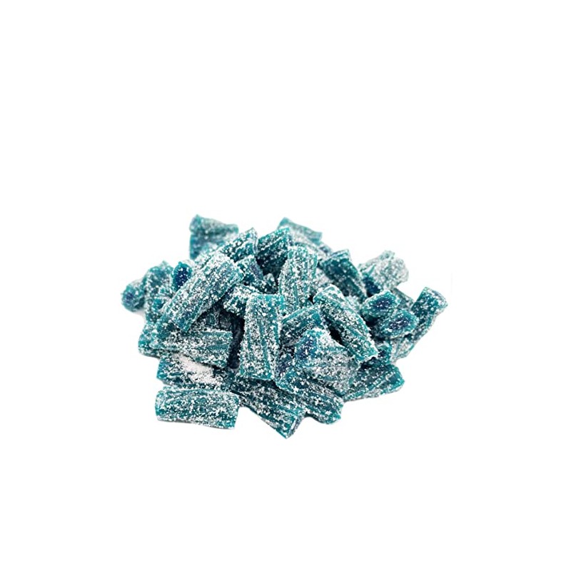 Sour licorice Twist Gummy Candies/Twisteroos Bite Size Gummies (Blue Raspberry,