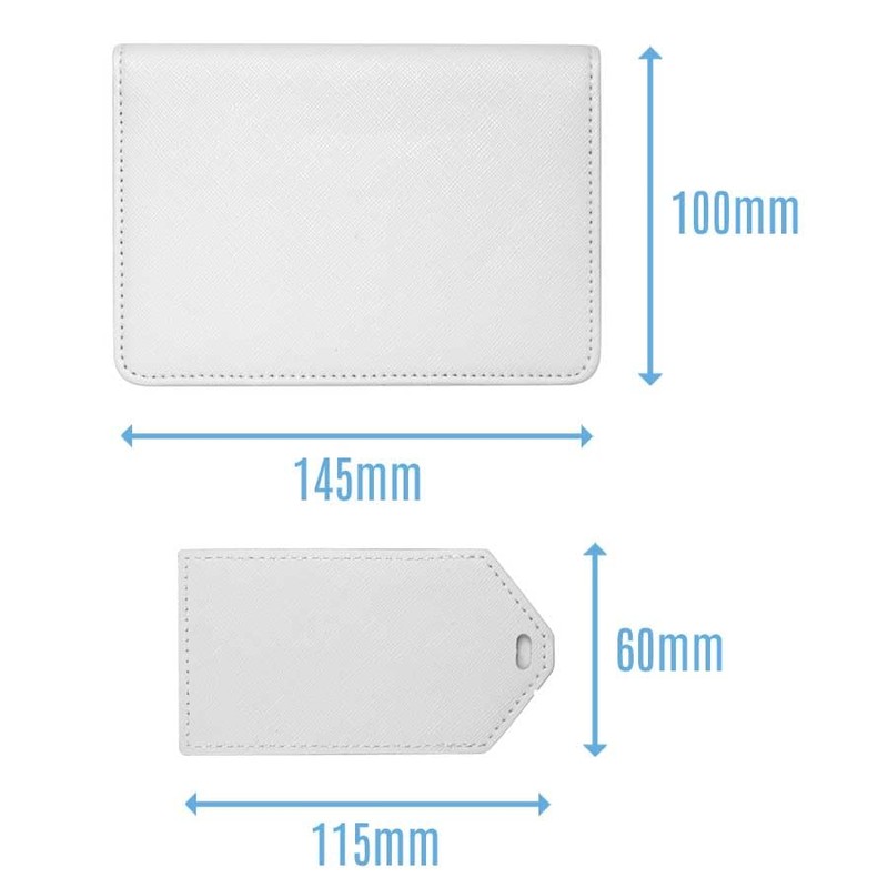 Azeeda 'Sleeping Sloth' Passport Cover & Luggage Tag Travel Set