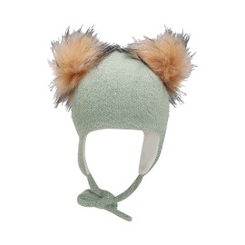 Sterntaler Girls' Inka Bobble Hat, Green