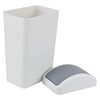 Cand 1 Pack Slim Trash Bin with Swing Lid, 3.5