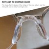 FOMIYES 4Pcs Silicone Eyeglass Nose Pads Non-Slip U Shaped Accessories