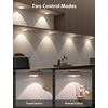 GBEAST 6 Pack Under Cabinet Lighting, Rechargeable Motion Sensor Puck