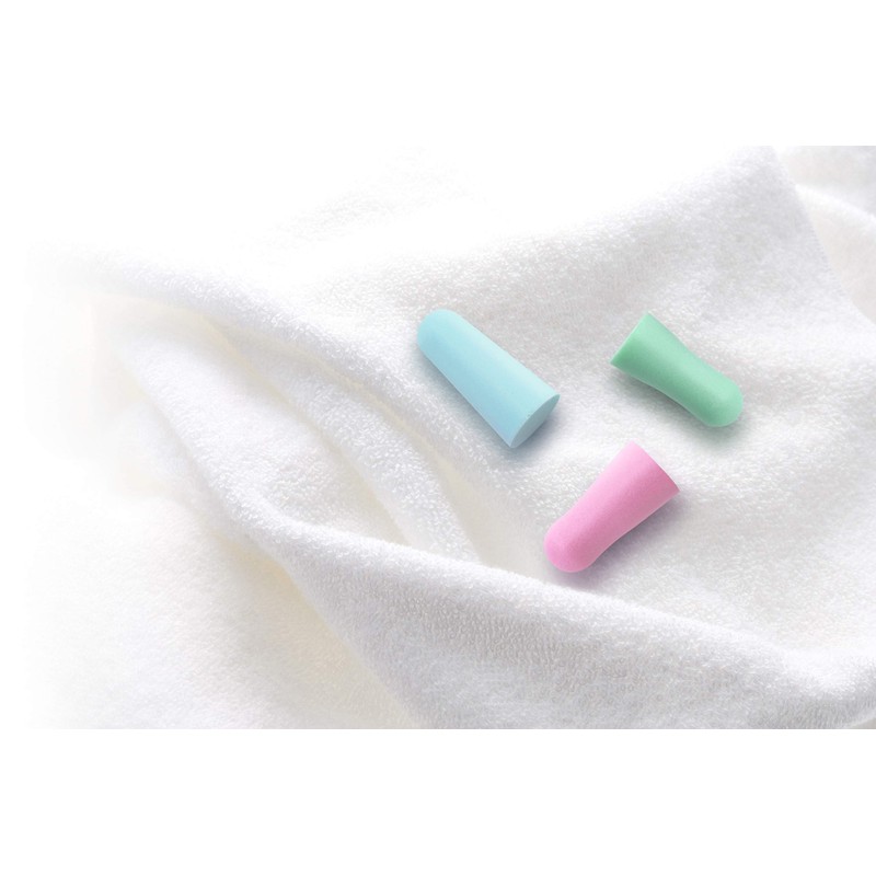 Mimot Kids Size Anti-Bacterial Ear Plugs 2 Pairs with Travel