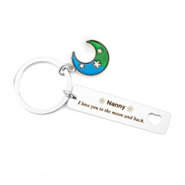 Diulinep Nanny Mothers Day Gifts,Nana Gifts,Grandma Gift,Mothers Day Gift for Nana Nanny Grandma Keyring Gifts Birthday Nan