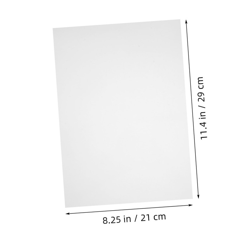 ULTECHNOVO 10pcs High Transparency PVC Sheet for Picture Frames Sturdy