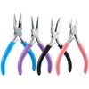 MMOBIEL 4Pcs Jewelry Pliers Set Making Tools Kit, Needle Nose,