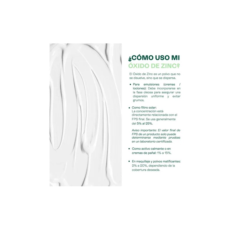 Oxido De Zinc Puro En Polvo Uso Talco, Desodorante 500g