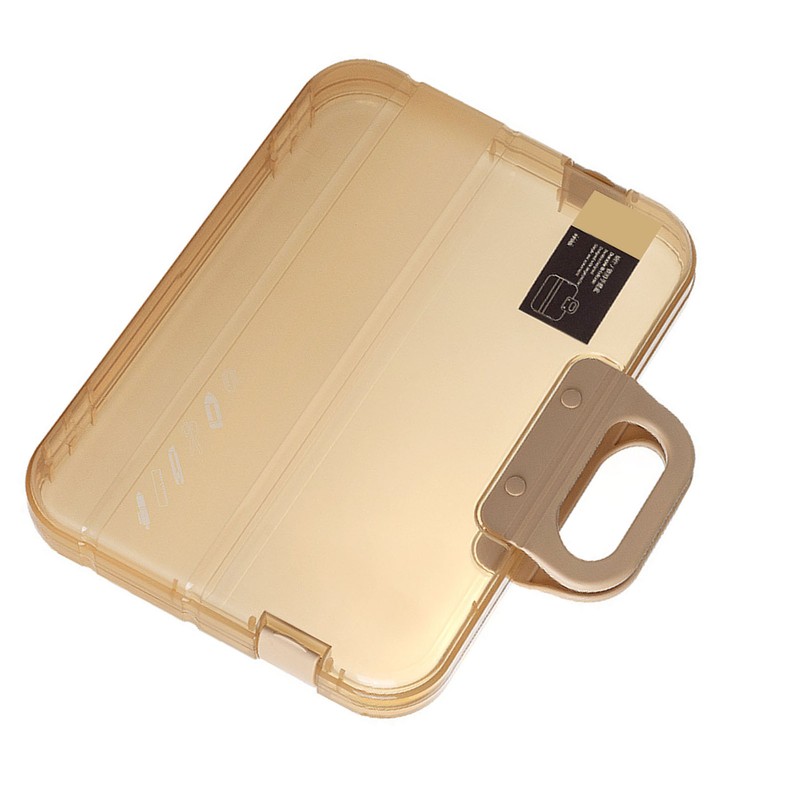 Clear Document Case Multipurpose Large Capacity Dustproof Waterproof A4 File