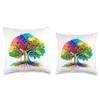 Yoga Lebensbaum Mythisch Meditation Wachstum Celtic Rainbow Colourful Tree of