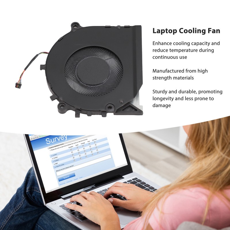 Laptop Cooling Fan High Efficiency Lightweight Cooler Ventilation Fan 4