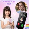 PTHTECHUS® teléfono Celular para niños y niñas Juguetes con Llamadas,