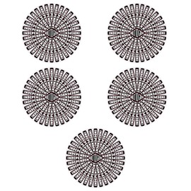 Independent Trucks Mylar Skateboard Stickers Built to Grind Revolve White/Blk/Red 5" 5-Pack Bulk Lot