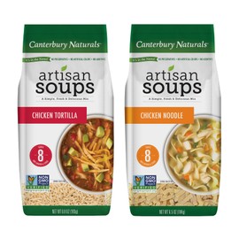 Artisan Soup Mix, Tortilla & Chicken Noodle Soup Mix, Non-FMO (Variety Pack)