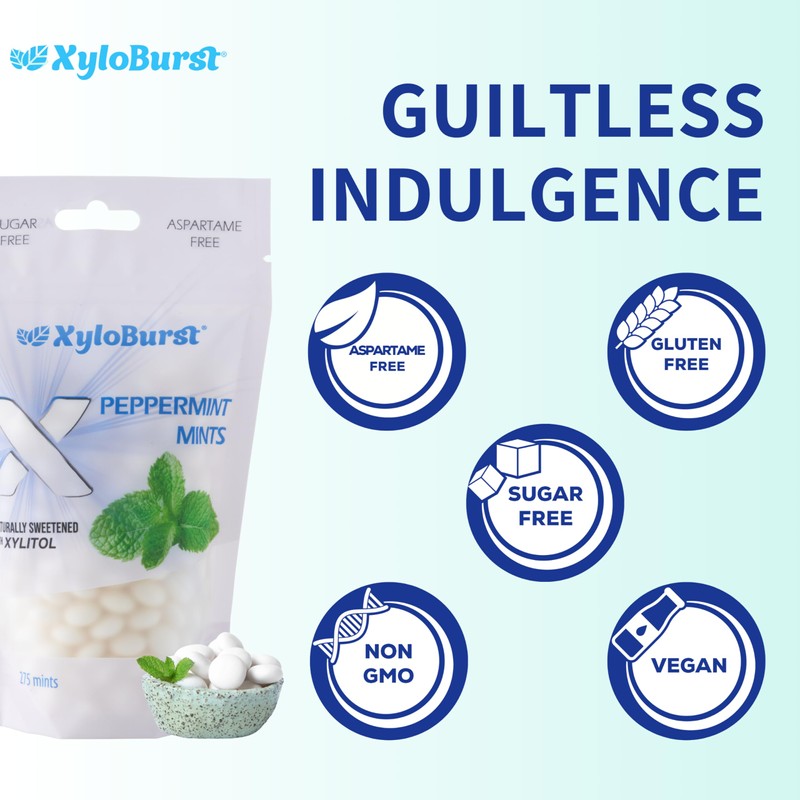 XyloBurst - Xylitol Mints | Sugar Free Breath Mints for