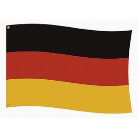 Riethmüller 400201 Plastic Flag Germany, 150 x 90 cm