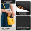 Sanwuta 8 Pcs Zippered Silver Storage Bags Anti Tarnish Bags