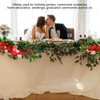 Wedding Arch Draping Artificial Flower Multifunctional Wedding Welcome Signs Floral