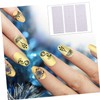 TOVINANNA 3pcs Nail Stamping Plates Template for DIY Nail Art