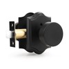 Orger Black Door Knobs Interior, Zinc-Alloy Matte Black Door Knob