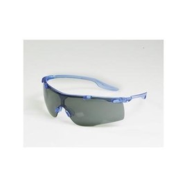 Radnor Saffire Safety Glasses With Blue Frame And Gray Lens