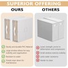 GUDEMAY Bed Sheet Organizers and Storage Plastic, 4 pcs Foldable