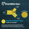SharkBite 1/2 Inch to 1 Inch Depth Gauge and Pipe