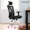 Office Chair Wheels - Set of 5 Rollerblade-Style Casters, Smooth
