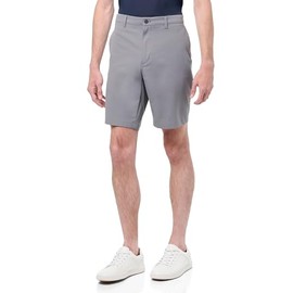 PGA TOUR Men's 9" Solid Golf Shorts with Active Waistband, Quiet Shade