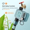HiOazo Programmable Water Timer with Flow Meter for Garden Hose,