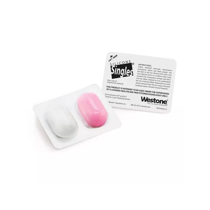Westone Hearing Aid Ear Canal Impression Material Westone Silicone Singles