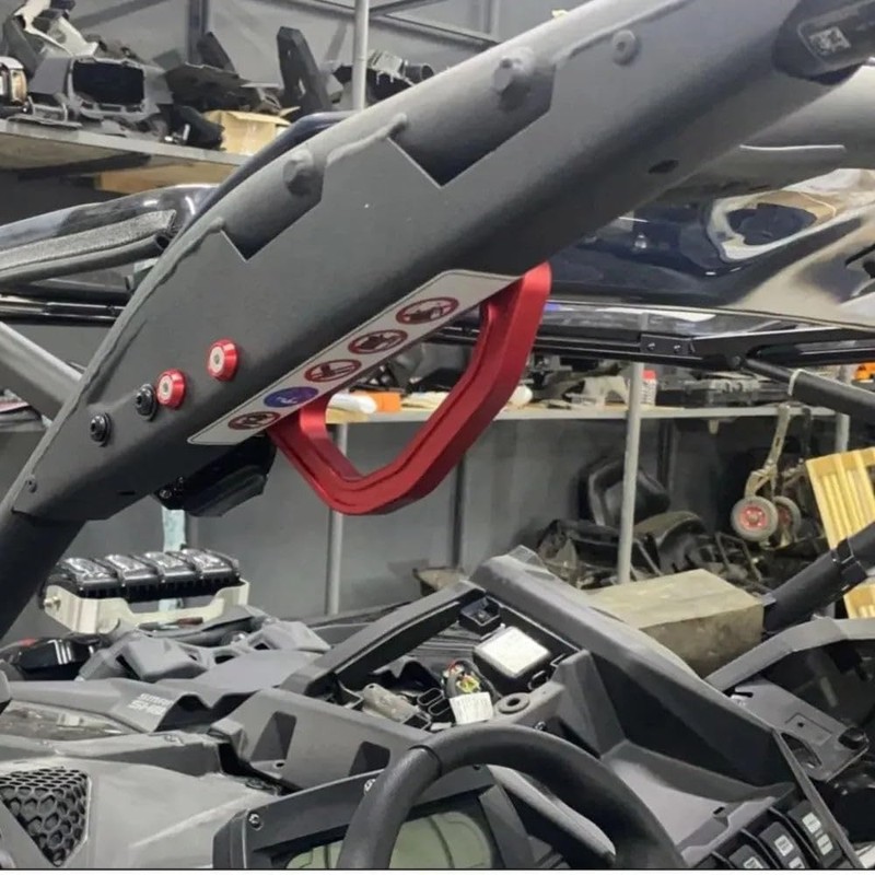 R QIANKONG Handles Roll Bar Aluminum Grab Handles Compatible with