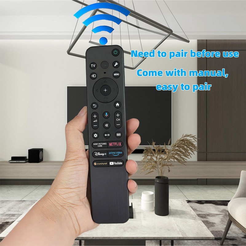 Voice RMF-TX920U Replacement Remote Control Compatible for 2024 Sony TVs