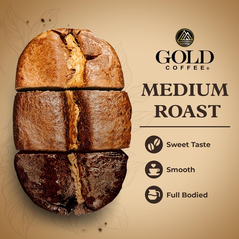 Gold Coffee | Kanaloa Premium House Blend, Medium Roast, Ground