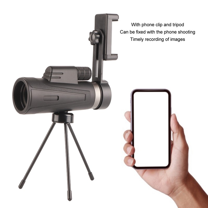 12x50 Monocular Telescope 50mm Aperture Bright Clear HD Outdoor Telescope