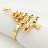 12Pcs Christmas Napkin Button Napkin Ring Napkin Ring Cloth Ring