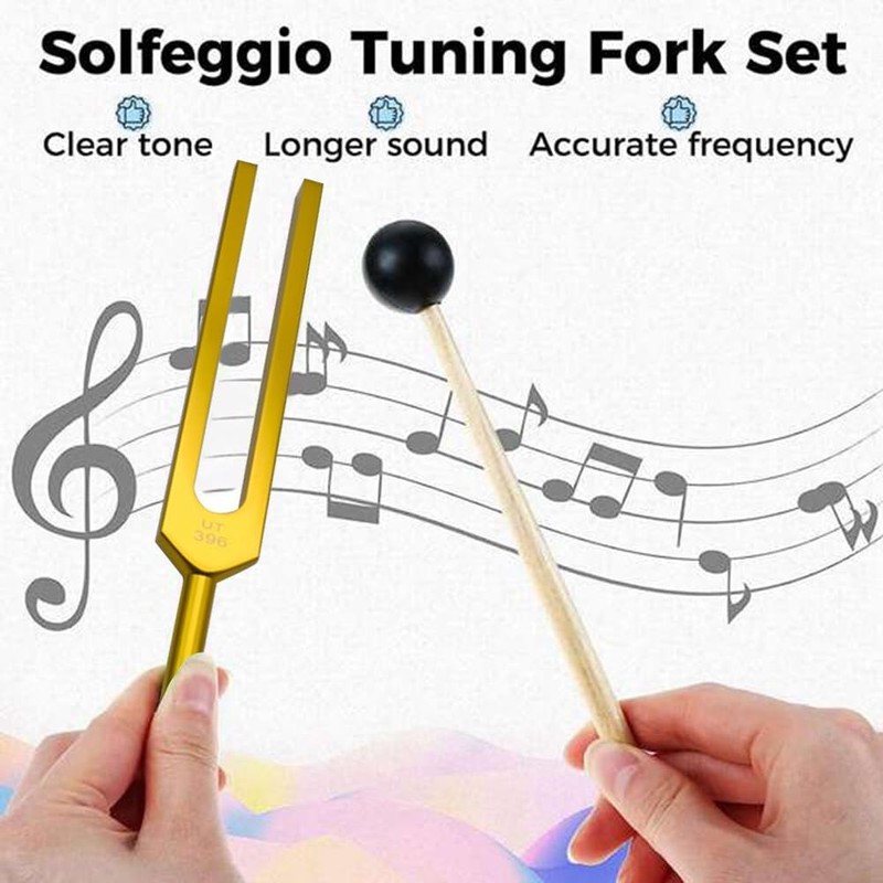 Tsudoku UT 396 HZ Tuning Fork Set Kit Tuning Fork