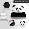 MPQDFG Panda Bath Towels Children's Bath Poncho Soft and Absorbent