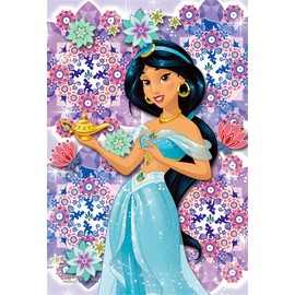Yanoman 70 Piece Jigsaw Puzzle Aladdin Crystal Tile - Jasmine - [Prism Art Petit] (3.9 x 5.8 inches (10 x 14.7 cm) 97-179