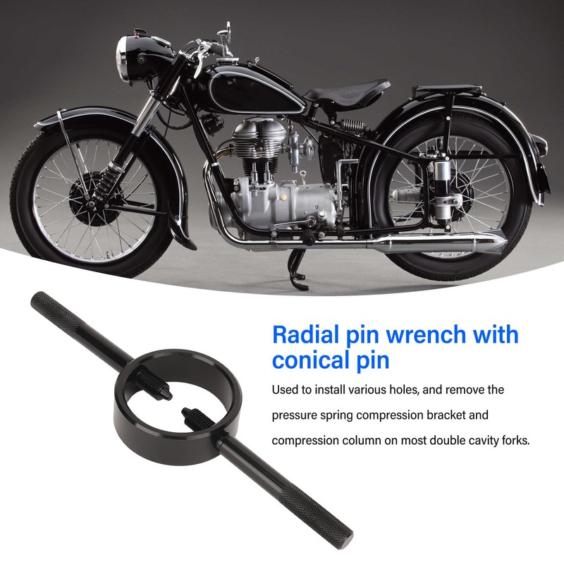 Ausla Motorcycle Fork Spring Compressor Tool, Fork Spring Compressor Tool