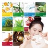 (Discount event) Lycocell moisturizing mild mask pack 10 types x 10 sheets - Elasticity, nutrition and moisturizing care (set 2) / (할인행사)리코셀 촉촉 순한 마스크팩 10종x10장 - 탄력 영양 보습 케어(2번세트)